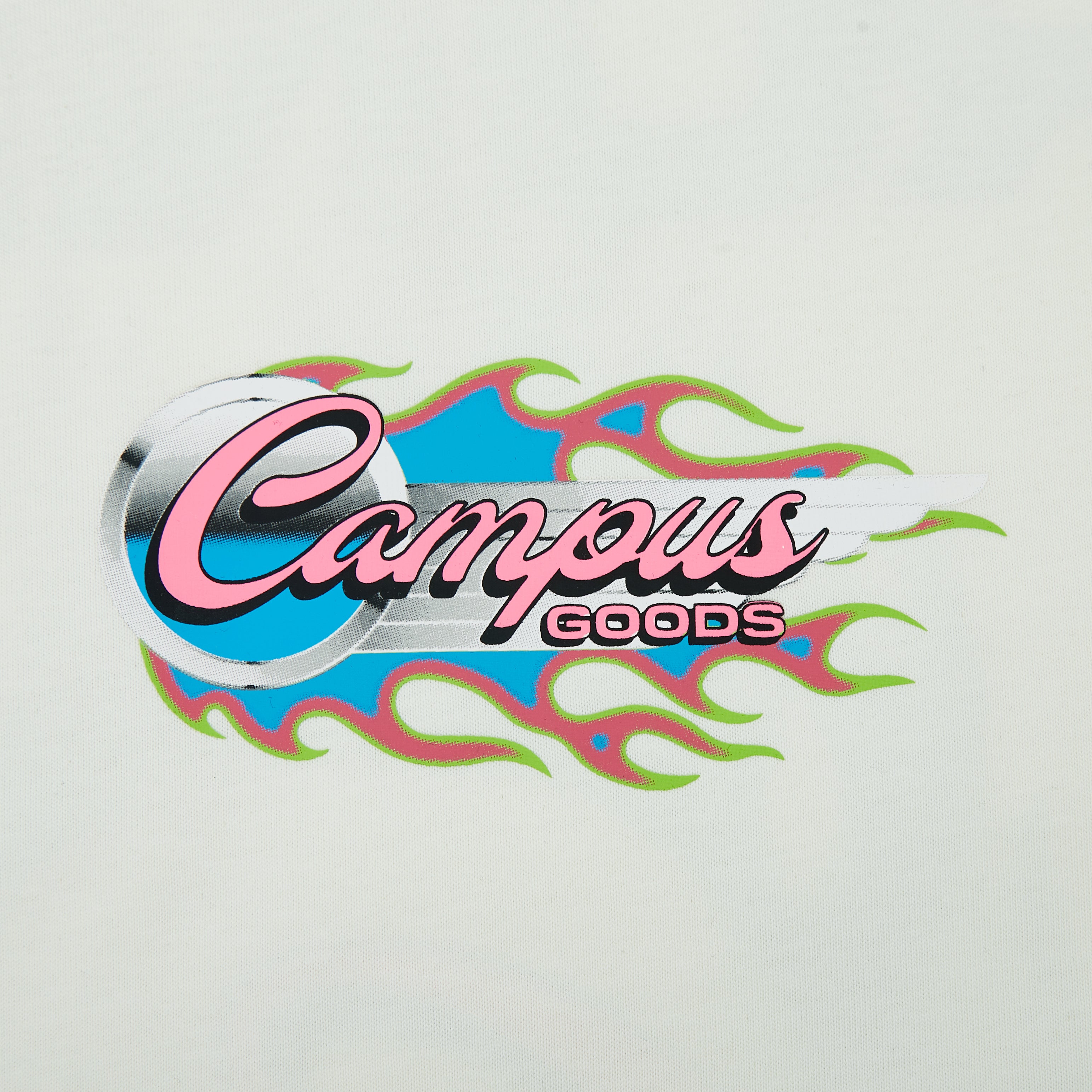 Fumes Crop Tee (Cream)